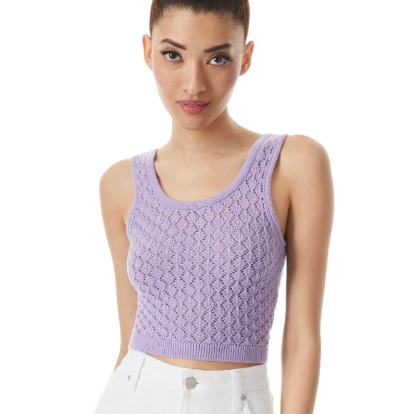 Alice + Olivia Tops - Daryn 2 Way Sweater tank